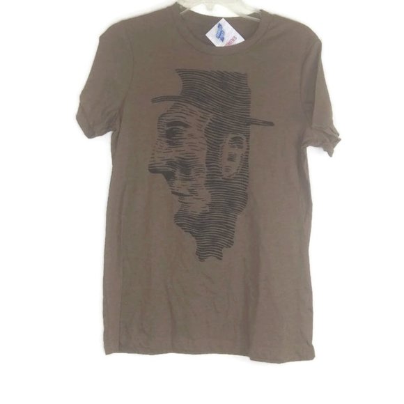 Transit Tees Chicago Abraham Lincoln Graphic Tee - Picture 1 of 2
